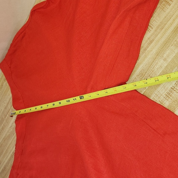 CHICO'S 100% Linen Womens Wide-Leg Pants, Size 14 - Picture 8 of 10